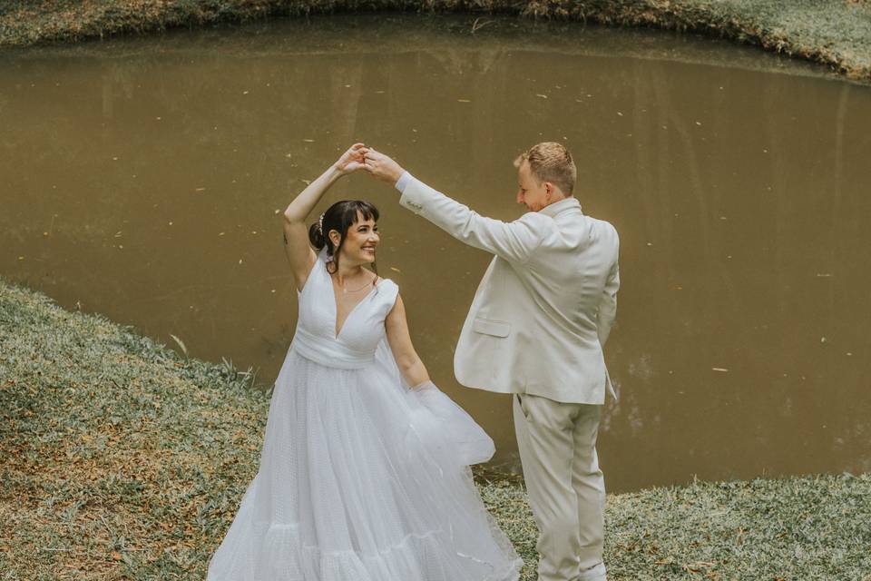 Casamento ao ar livre