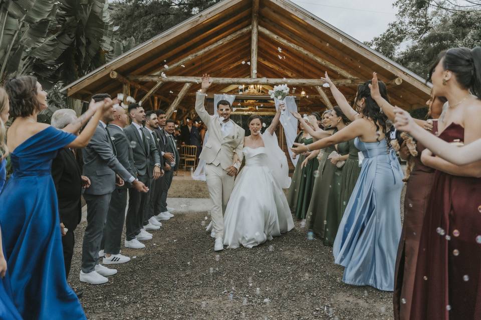 Casamento ao ar livre