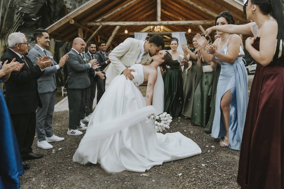 Casamento ao ar livre