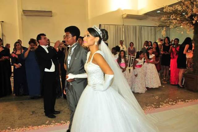 Noivos: Denise e Fernando