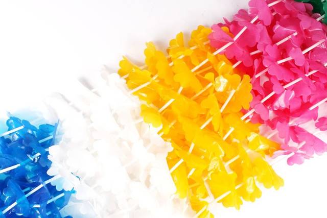 Colares havaianos para festas