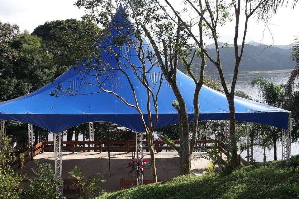 Tenda na zona externa