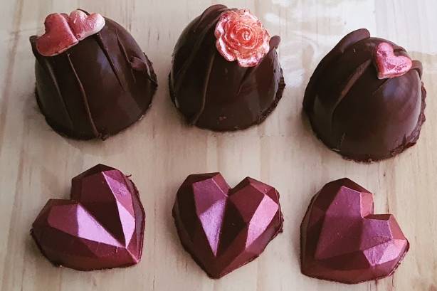 Trufas e bombons