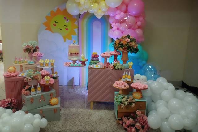 Tema arco íris infantil