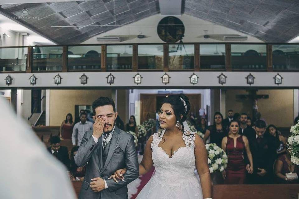 Cerimônia emocionante