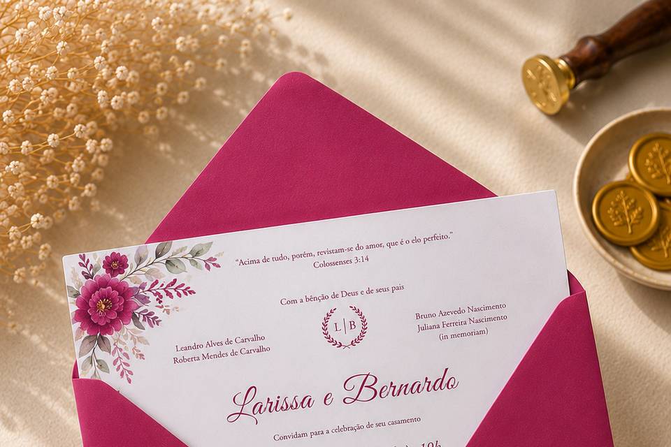 Convite de Casamento