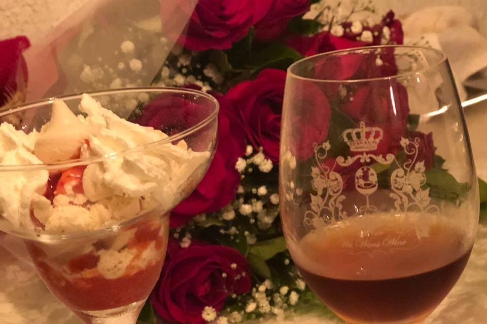 Merengue com Moscatel do Douro