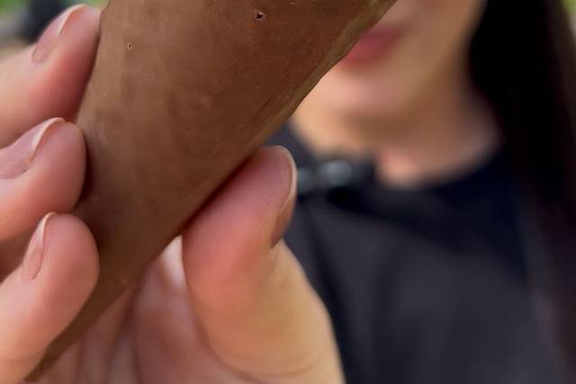 Cone de chocolate