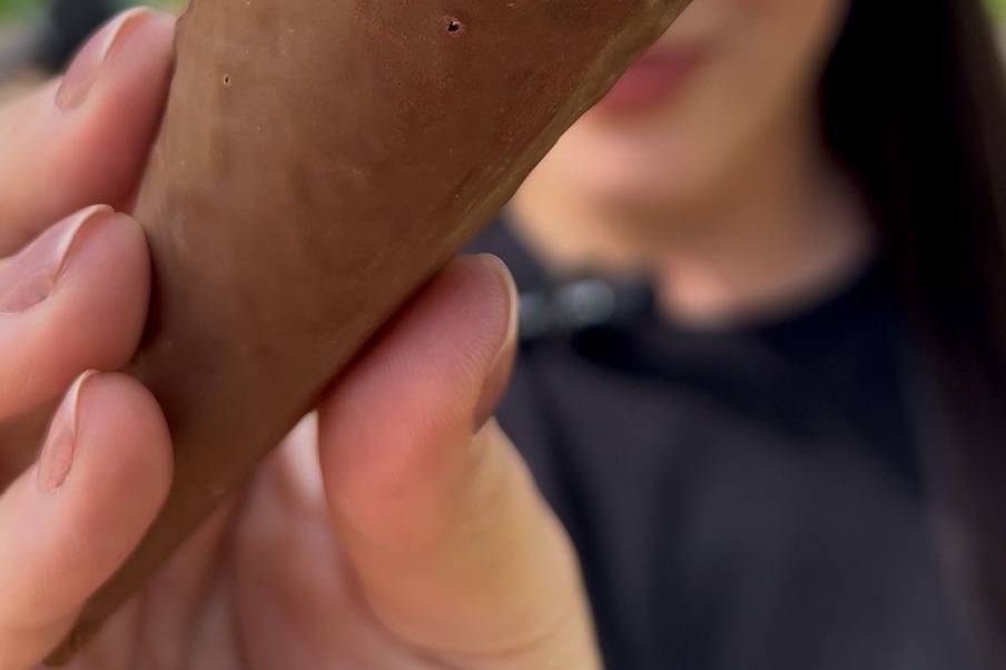 Cone de chocolate