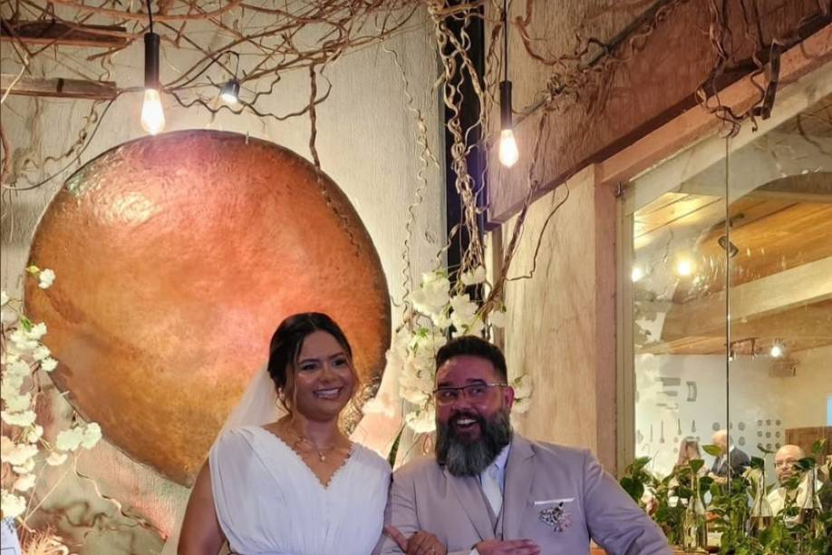 Casal Íris e Jullyano.