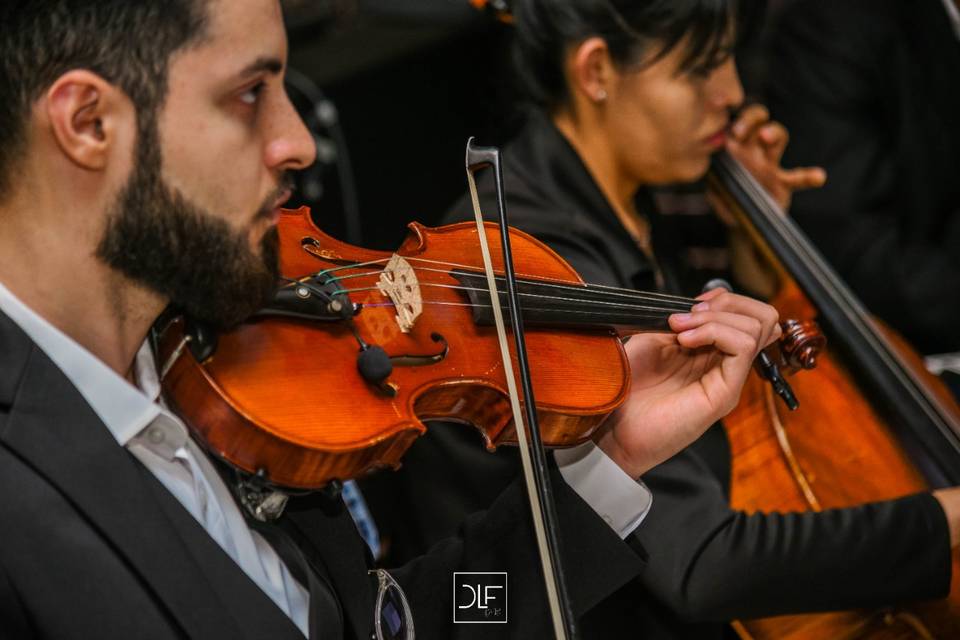 Violino, cello e teclado