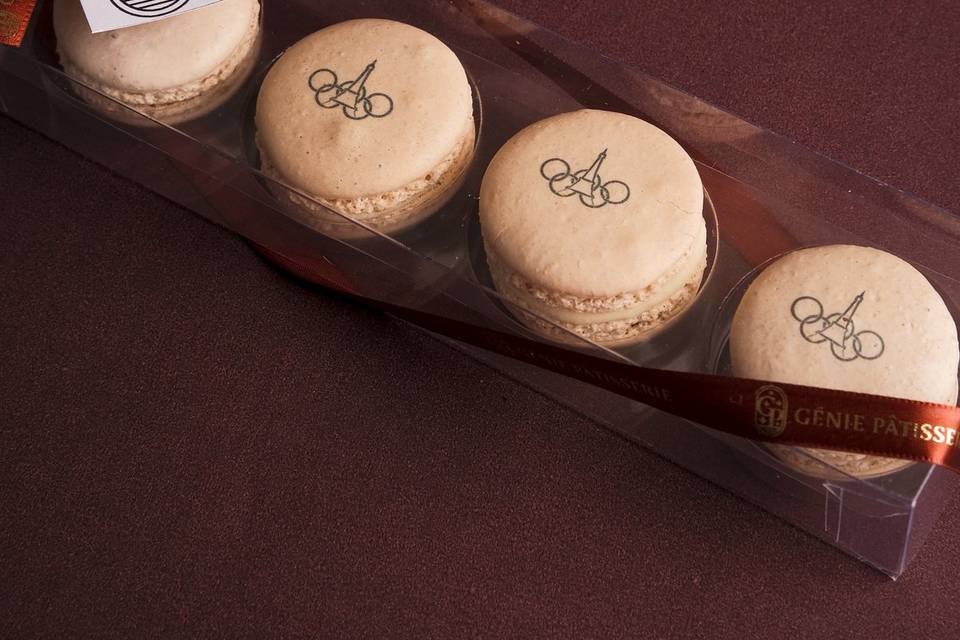 Caixa com 4 macarons