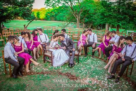 Casamento ao ar livre