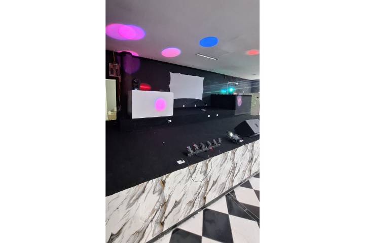 Palco com 40m2