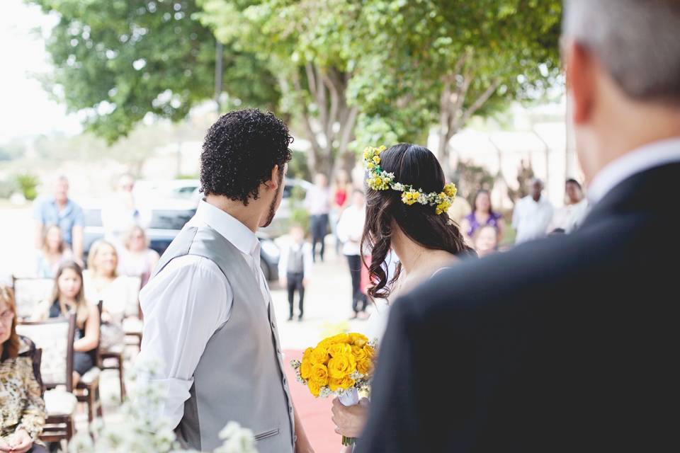 Casamento ao ar livre