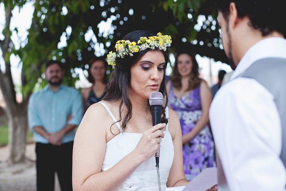 Casamento ao ar livre