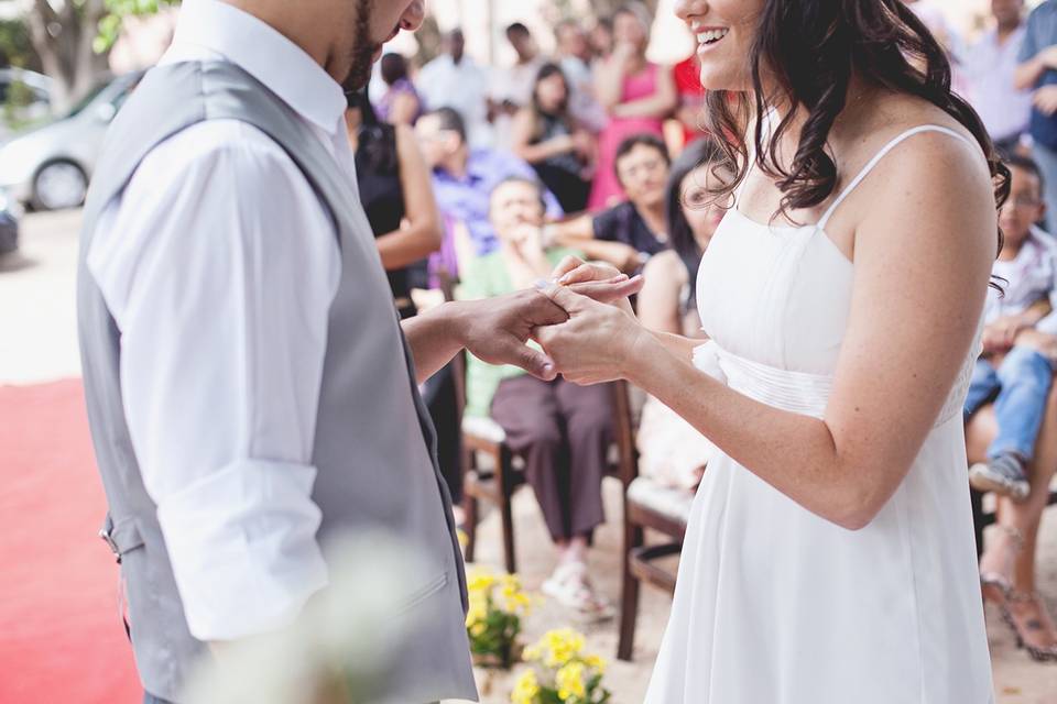 Casamento ao ar livre