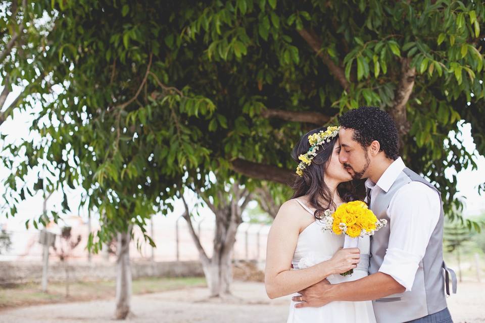 Casamento ao ar livre