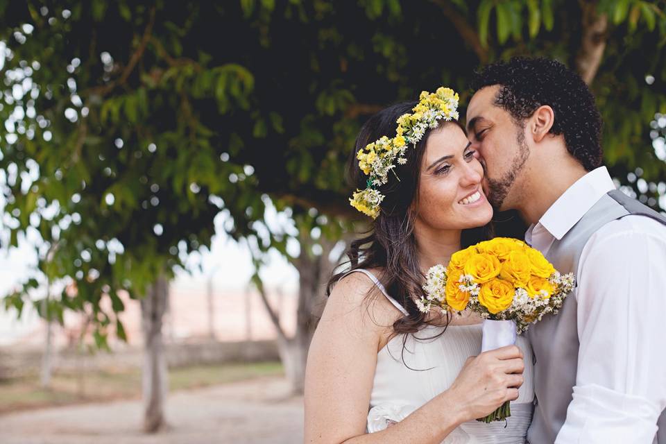 Casamento ao ar livre