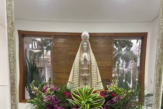 Arranjo de santa