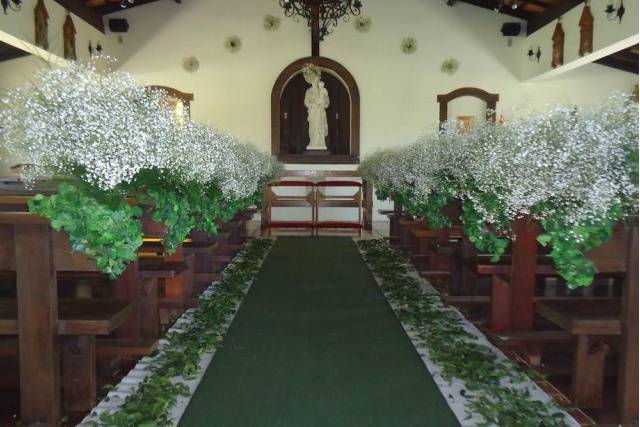 Decoração com flores