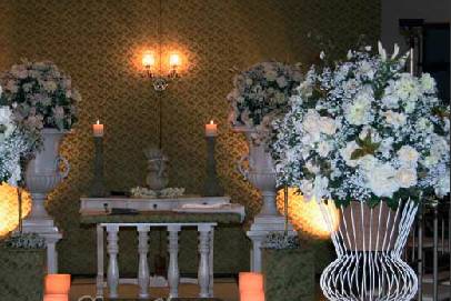 Decoração com flores
