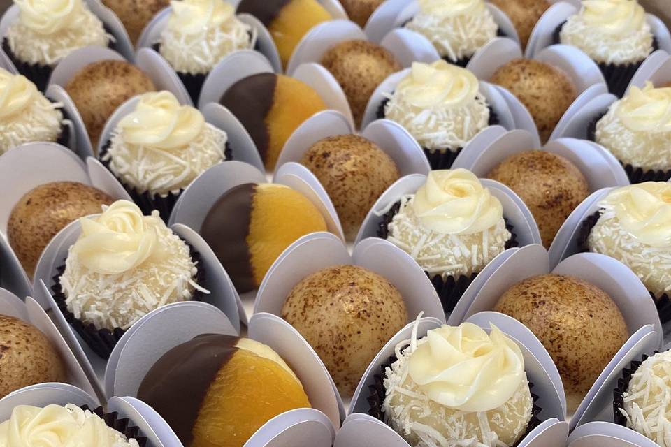 Damasco com chocolate
