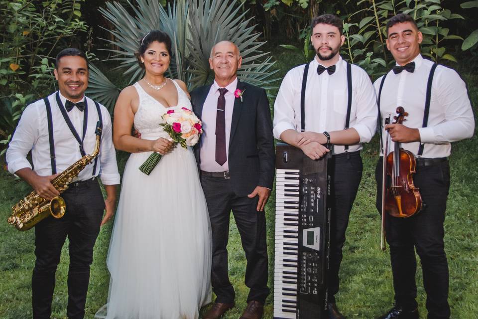 Fotos com os noivos