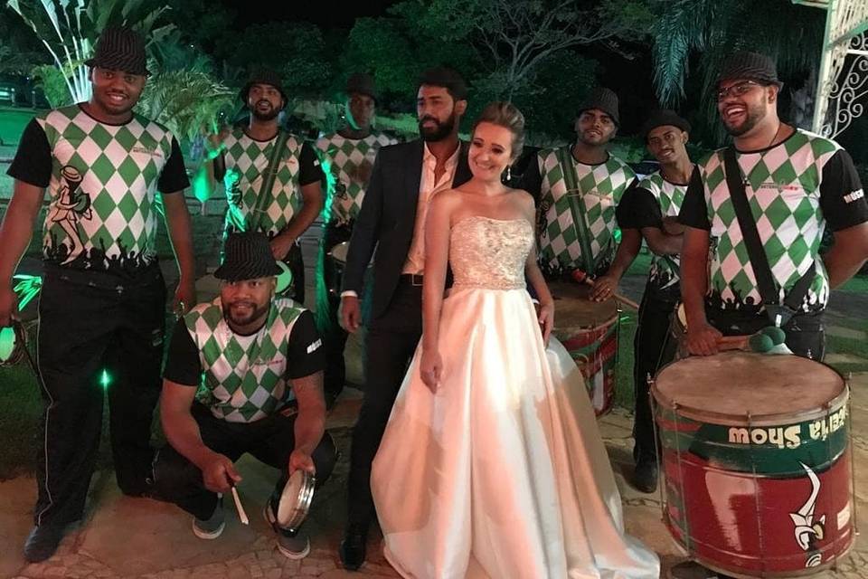 Mestre linguinha bateria show