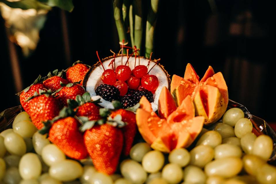 Fondue de chocolate para festa
