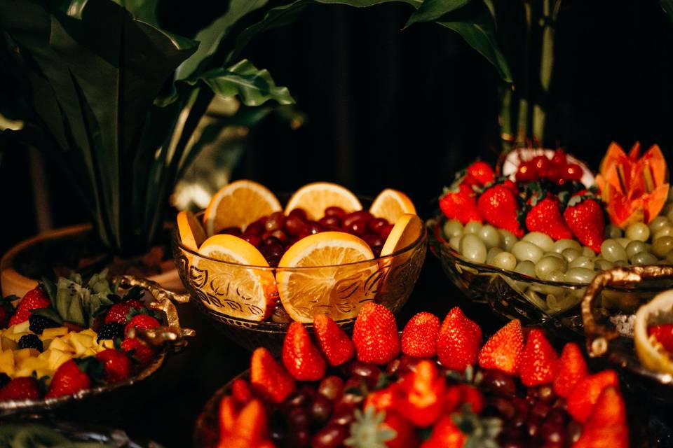 Fondue de chocolate para festa