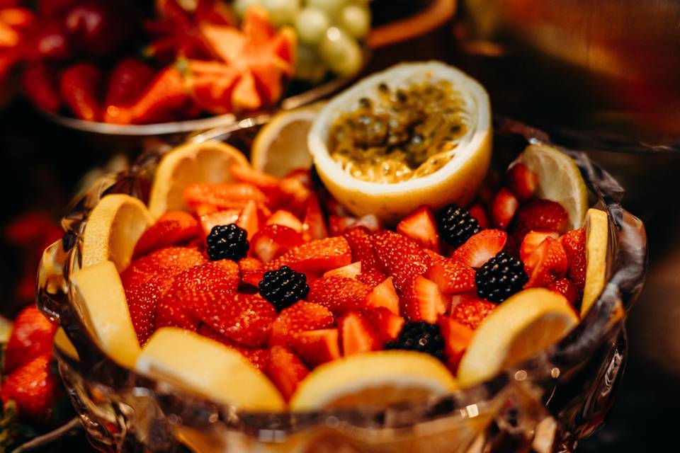 Fondue de chocolate para festa