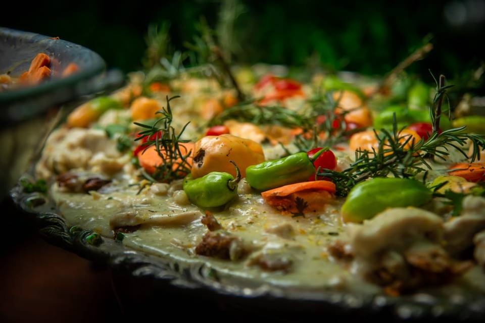 Frango aos quatro queijo