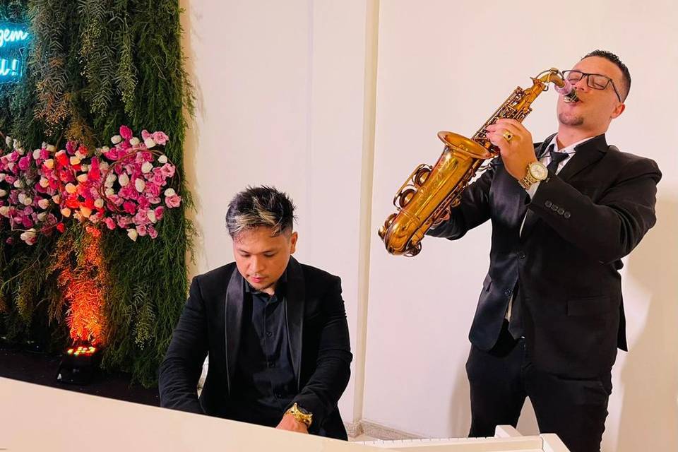 Recepcao piano e sax