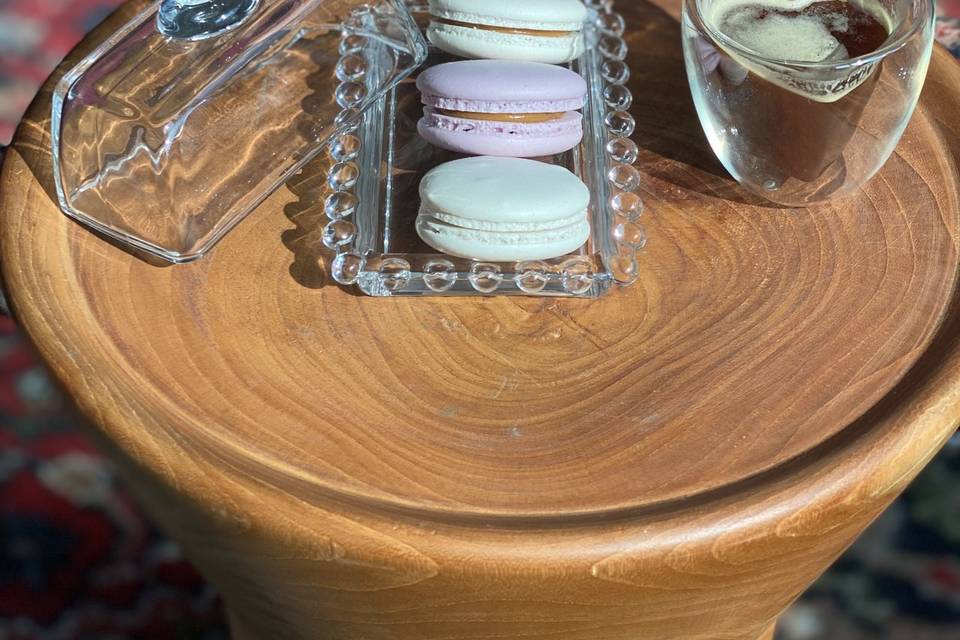 Café com macaron