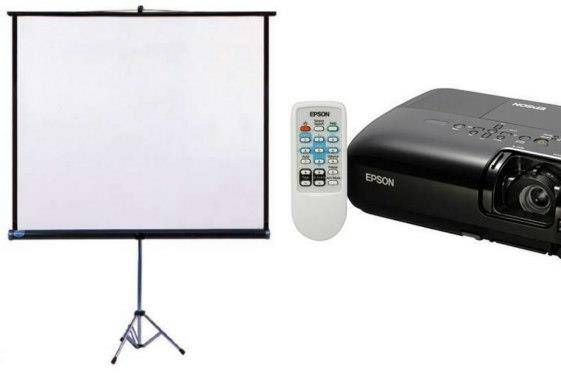 Projetor e telao