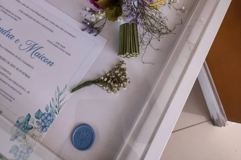 Buquê eternizado