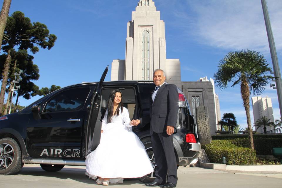 Pai da Mabile no Templo