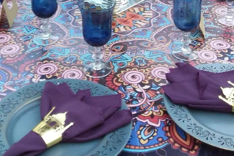 Mesa dos convidados