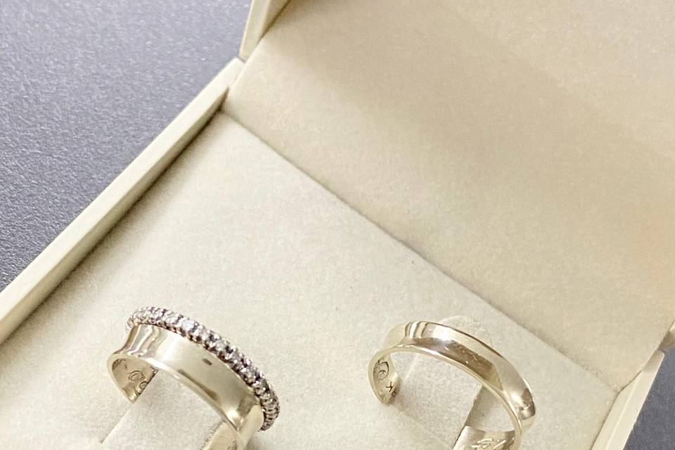 Ouro Branco Côncava - 4mm