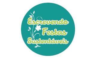 Escrevendo Festas sustentáveis  logo