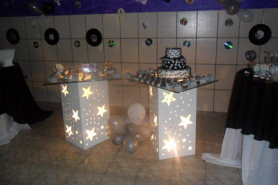 Decoração infantil - discoteca