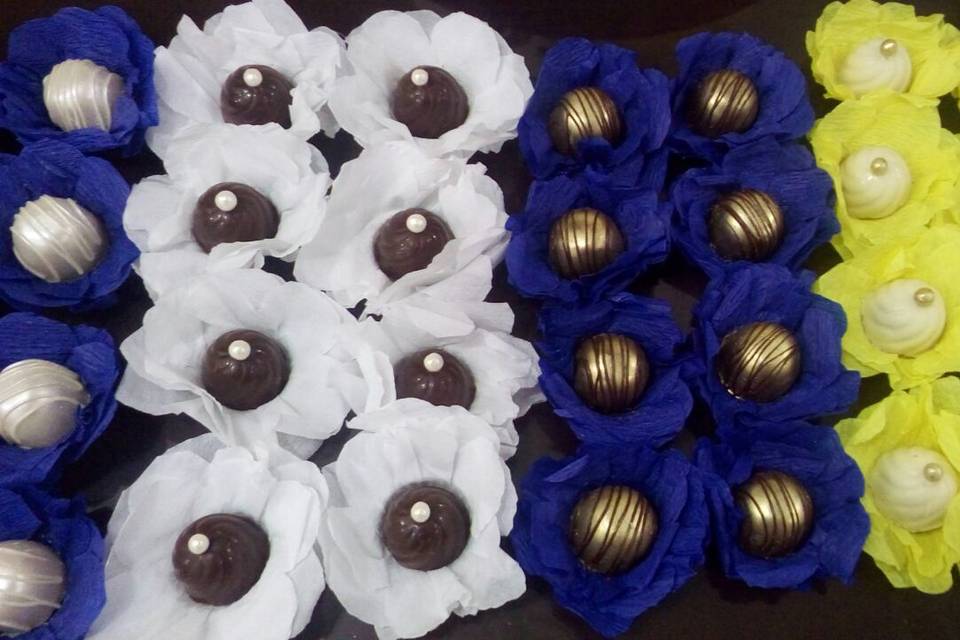 Lindas trufas decoradas