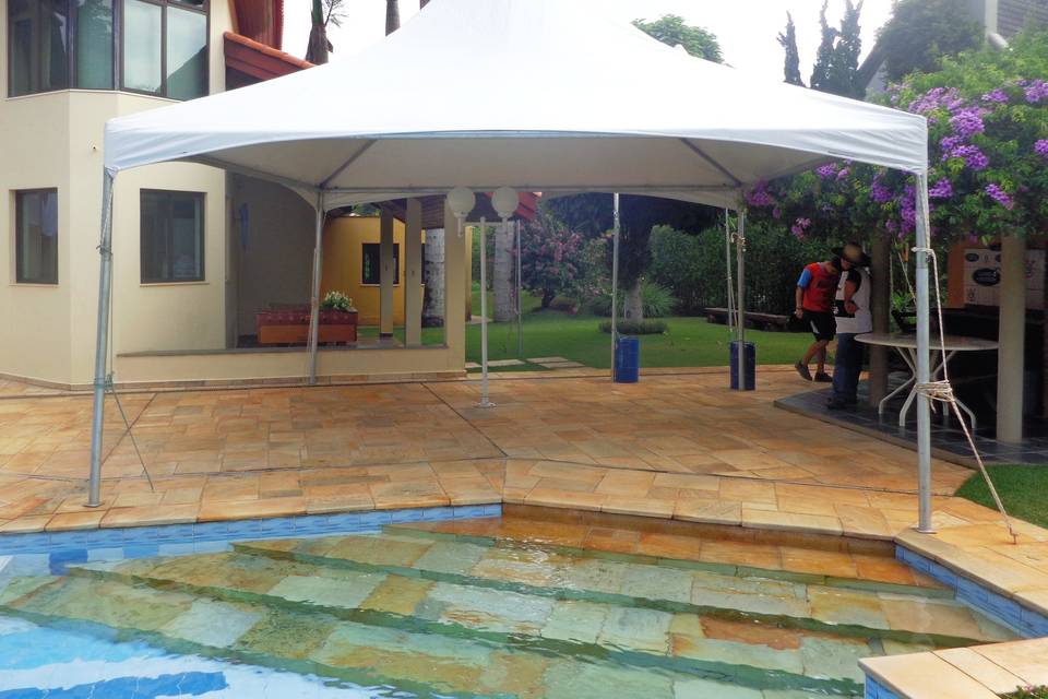 Tenda 5x5m chapéu debruxa