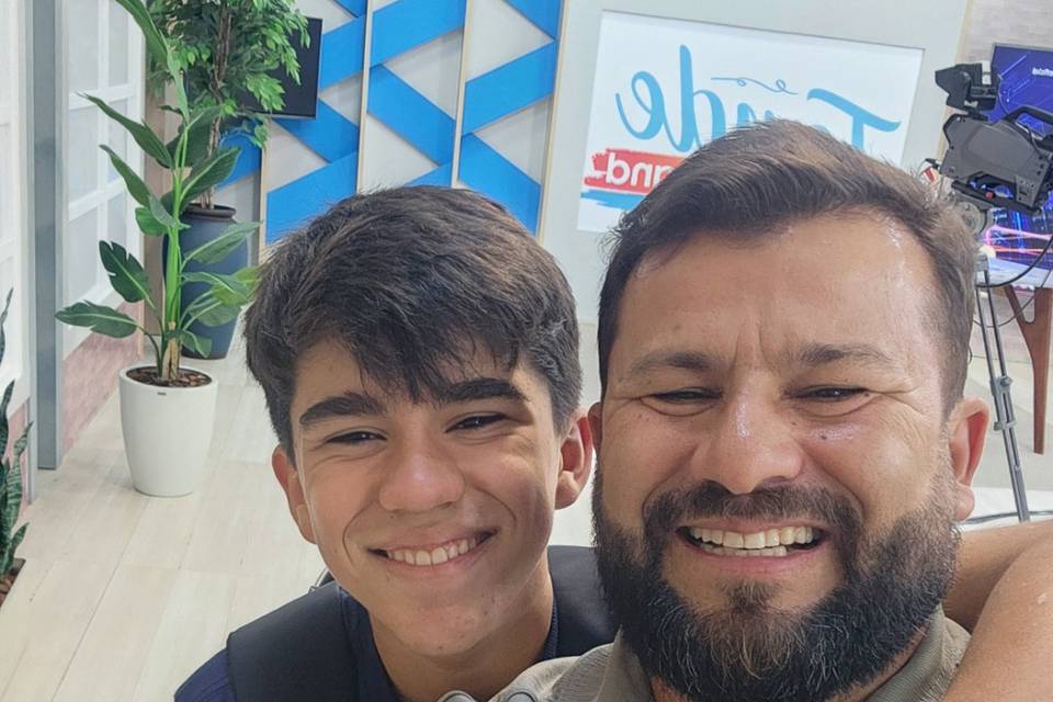 Eu e meu filho João.