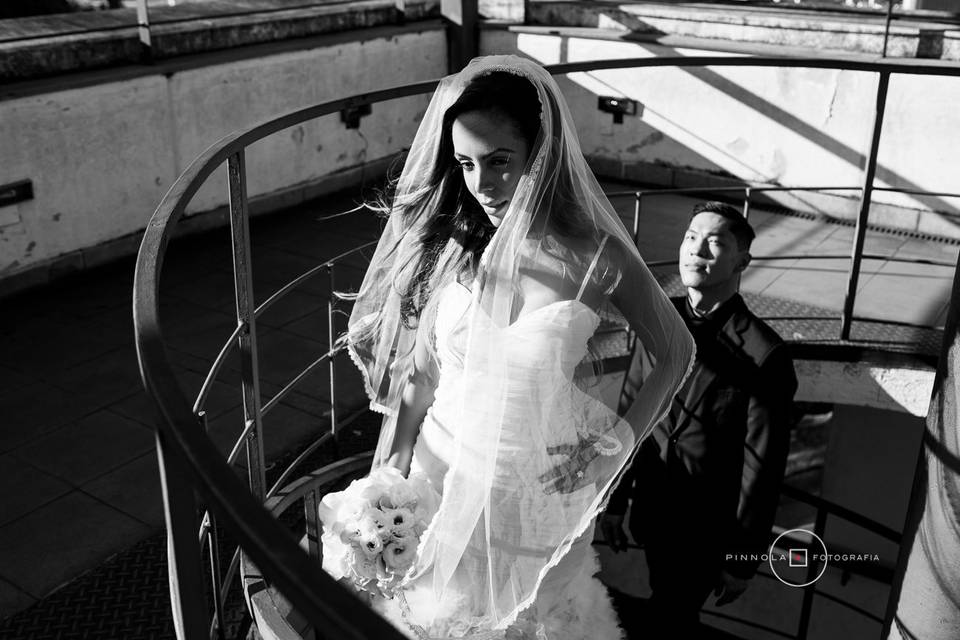 Trash-the-dress urbano