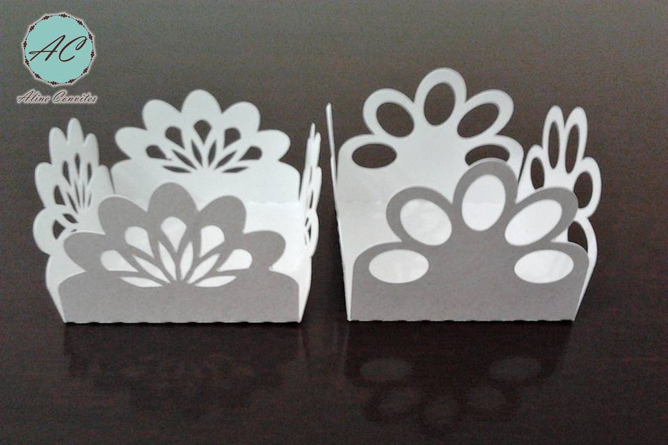 Forminhas para doces flower