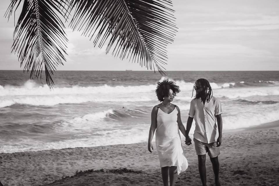 Ensaio Casal na Praia