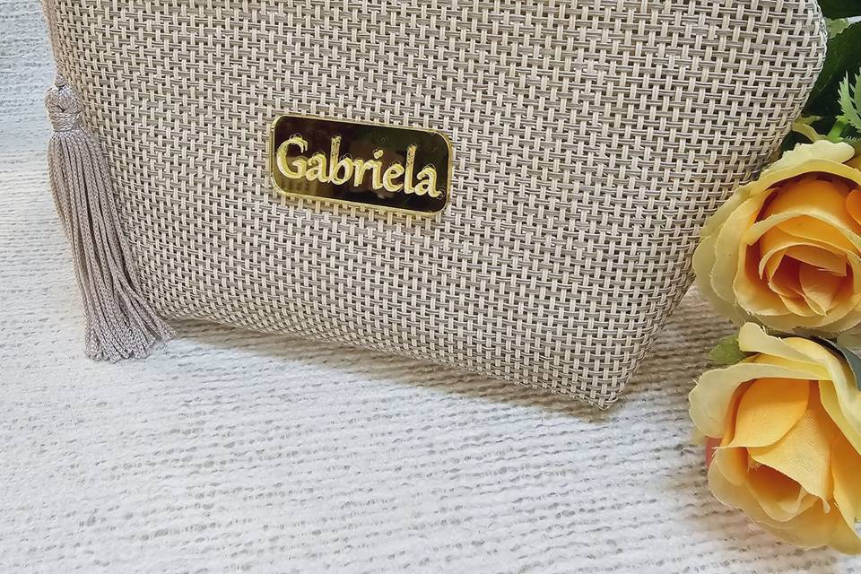 Necessaire trapézio tela