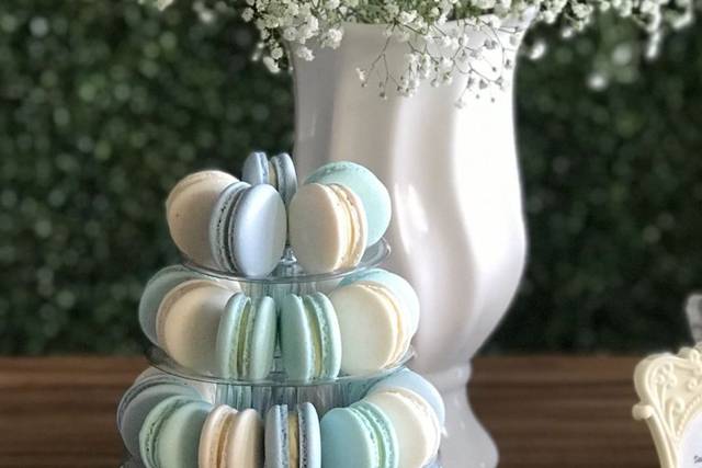 Torre 4 andares (38 macarons)